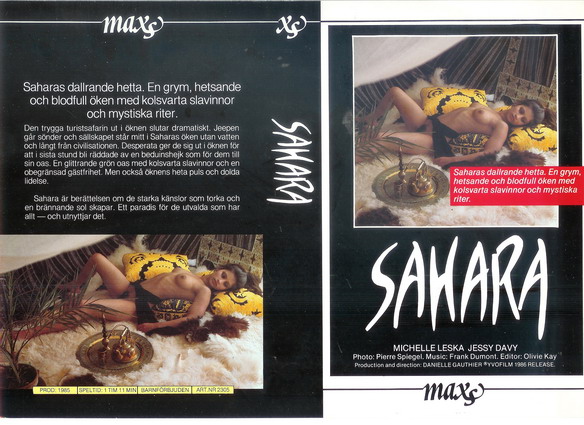 SAHARA (VHS Omslag)